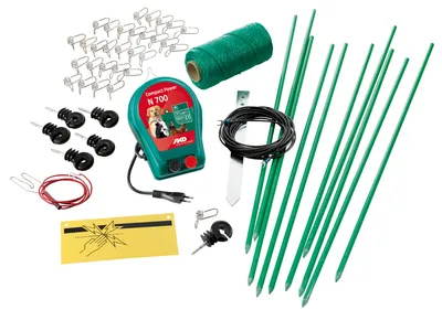 Immagine prodotto di Recinzione elettrica Hobbyset per la protezione del giardino 100 m Alimentatore N700