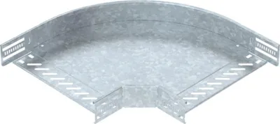 Produktbild von Obo Bettermann 6036596, Eckverbindungsbeschlag, Zink, Stahl, 90°, 300 mm, 60 mm