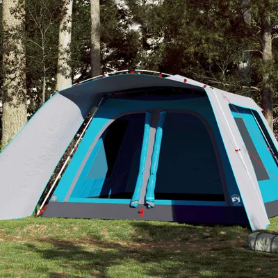 Produktbild von Möbel Familienzelt mit Vorzelt 9 Personen Blau Quick Release - Campingzelte 4004214