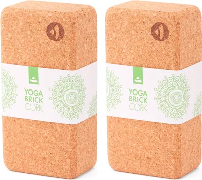 Produktbild von Yoga Block KORK BRICK, Standard Set (2 Stück)