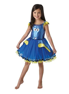 Produktbild von Findet Dorie Kleid Karneval Faschingskostüm Kinder Kindergröße: 104-116