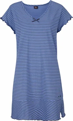 Produktbild von H.I.S. Nachthemd blau-geringelt Größe 56/58