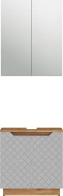 Immagine prodotto di Set di mobili da bagno Vicco Lotta Grigio 2 parti, Model 59471