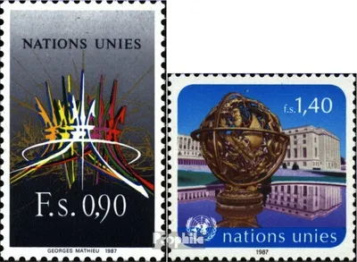 Produktbild von Briefmarken UNO - Genf 1987 Mi 152-153 (kompl.Ausg.) FDC Freimarken