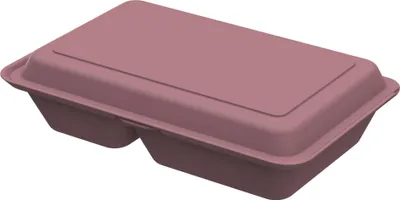 Produktbild von Menübox "Take away" Verpackung - Essensbehälter medium raffiniertes rot