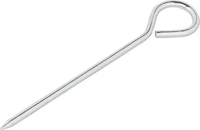 Image de Piquet de tente 19cm aluminium avec oeil 10 pièces en poly-sac