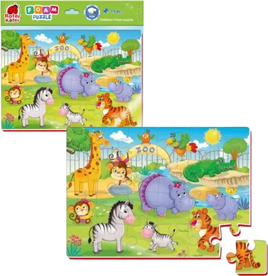 Produktbild von A4 Schaumstoffpuzzle Zootiere Pädagogisches Puzzle Roter Kafer