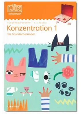 Obrázok produktu pre LÜK - 1./2./3./4. Klasse - Fördern & Fordern Konzentration 1