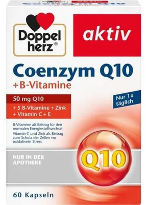 Produktbild von DOPPELHERZ Coenzym Q10+B Vitamine Kapseln