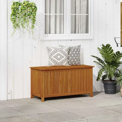 Produktbild von Möbel Garten-Aufbewahrungsbox 113x50x58 cm Massivholz Akazie - Gartenboxen &34700