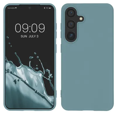 Produktbild von kwmobile Handyhülle für Samsung Galaxy S25 Hülle - TPU Case - Kabelloses Laden - Schutzhülle Cover in Antique Stone