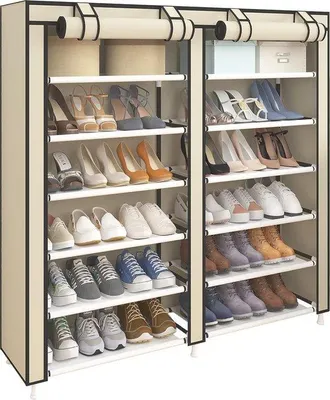 Zdjęcie produktu dla Beżowa wolnostojąca półka na buty