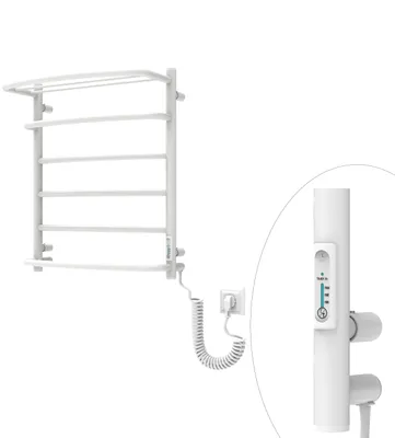 Produktbild von ELNA Badheizkörper Elektrisch Niedrigkohlenstoffstahl 127W 61x53 cm mit Thermostat