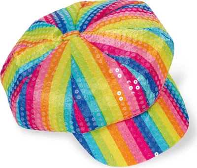 Produktbild von Mütze Regenbogen Bunt Clown Gr. 58 cm Karneval Fasching Party Cosplay