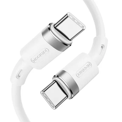Zdjęcie produktu dla Kabel Joyroom S-1230N9, USB-C na USB-C, PD, 60W, 1,2m, biały