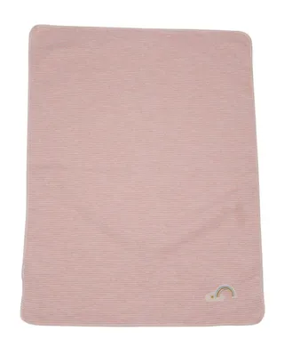 Produktbild von David Fussenegger Babydecke Regenbogen 70x90cm rosa Baumwolle/ Flanell