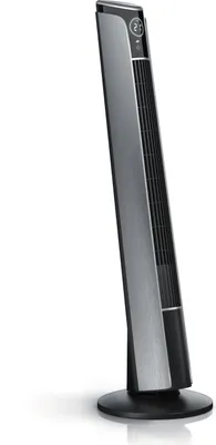 Zdjęcie produktu dla Wentylator wieżowy Brandson z funkcją oscylacji 65°, wentylator uchylny 10°, wentylator stojący GS z timerem, pilot zdalnego sterowania, 4 tryby wentylacji, 108 cm, 3 prędkości, stalowy srebrny