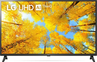 Obrázek produktu pro LG UHD 43UQ75003LF, 109,2 cm (43"), 3840 x 2160 px, LED, Smart TV, Wi-Fi, Černá