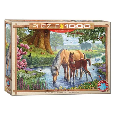 Produktbild von EUROGRAPHICS Puzzle Fellponys 1000 Teile
