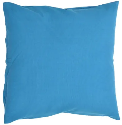 Produktbild von Kissen mit Bezug in Bio Baumwolle blau 60 x 60 cm von Hängemattenglück