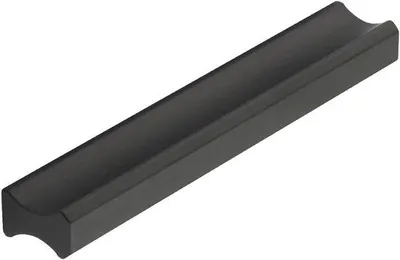 Productafbeelding van Keukengreep 128 mm Zwart Geanodiseerd Aluminium Meubelgreep