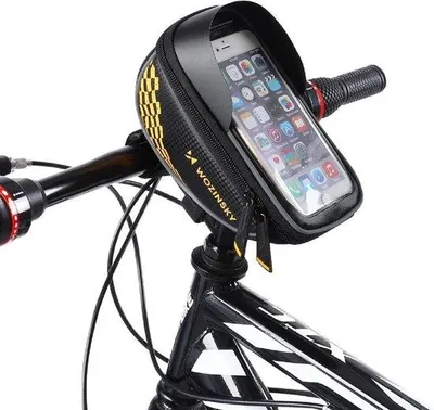 Produktbild von Famanu Fahrradtasche mit Handyhalterung - Wasserdicht