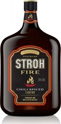 Image de Liqueurs Stroh Fire Chili Spiced Autriche  70 cl 20,0 %