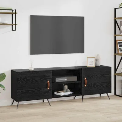 Produktbild von Möbel TV-Schränk Schwarze Eiche 150 x 30 x 50 cm Holzwerkstoff - TV-Schränke 879591
