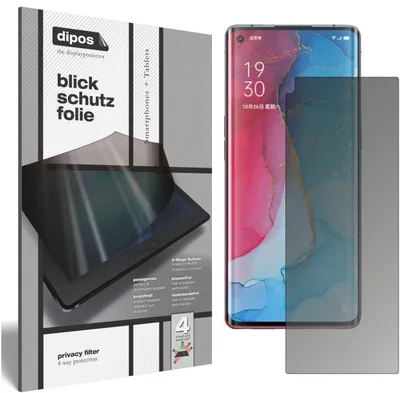 Produktbild von Blickschutzfolie für Oppo Reno3 Pro matt Schutzfolie Folie Display Schutz dipos