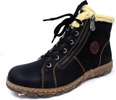Produktbild von Rieker  Damenschuhe Schnürstiefel Schwarz Freizeit, Schuhgröße:41 EU