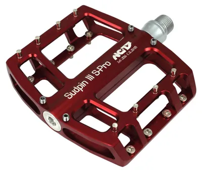 Produktbild von NC-17 Plattformpedal Sudpin III S-Pro CNC, Alu, Präzisionslager, rot