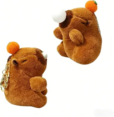 Obrázek produktu pro Plyšové klíčenky, 11 cm, 2 kusy, plyšová hračka pro děti
