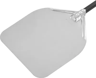 Zdjęcie produktu dla Łopatka do pizzy TECHNICA 355 x 405 x 710 mm – kwadratowa łopatka do pizzy Ergonomiczny uchwyt aluminiowy – łopatka do pizzy ze stali nierdzewnej – idealna do pieca kamiennego i pieca gazowego do pizzy