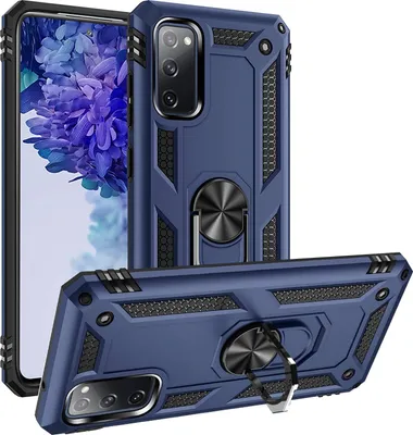 Image de Armor Shield Housse pour Samsung Galaxy S20 FE Housse Ultra Hybrid Case Housse pour téléphone portable, bleu