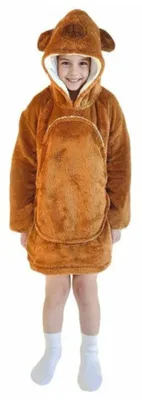 Produktbild von Noxxiez Hoodie-Decke – Capybara