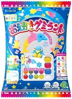 Produktbild von Kracie - DIY-Kit Popin Cookin Colorful Gummy Oekaki-Land 27g - Japan