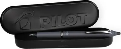 Zdjęcie produktu dla PILOT gumowy FriXion Clicker Zone 07, szary w metalowym pudełku