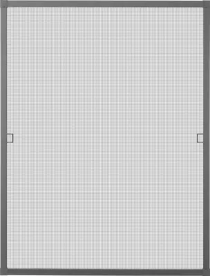 Produktbild von Schellenberg Insektenschutzfenster Premium, Fliegengitter mit Rahmen aus Aluminium, Mückenschutz gegen Insekten, 140 x 150 cm, anthrazit, 70043