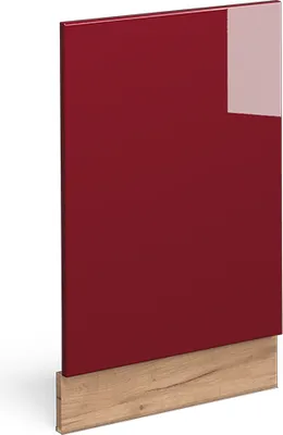 Produktbild von Frontblende Vicco Fame-Line Bordeaux Hochglanz 45 cm ohne Arbeitsplatte, Model 38439