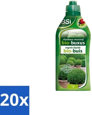 Obrázok produktu pre Organické hnojivo Buxus pre zdravý rast a sýtozelené listy, 1 liter, veľkoobjemové balenie, 20 ks