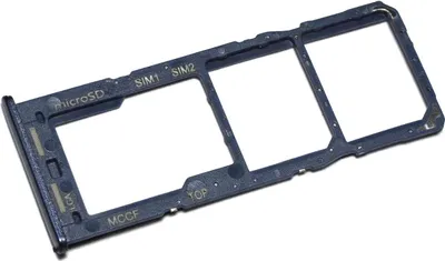 Produktbild von Simkartenhalter passend für Samsung Galaxy M33 5G (SM-M336B/DS), Dual-SIM + micro-SD, Originalersatz, Blau