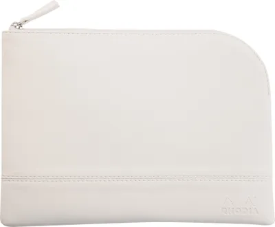Produktbild von Rhodia Rhodiarama Etui aus Kunstleder mit Reißverschluss, 16x22 cm Weiß 116622C