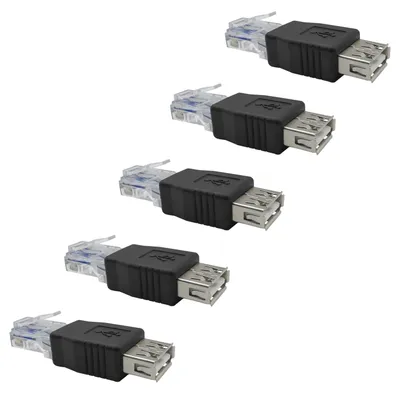 Obrázek produktu pro Ethernetový adaptér RJ45 (samec) na USB (samice) – kompaktní síťový kabel