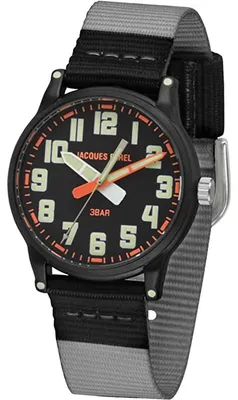 Produktbild von JACQUES FAREL Kinder-Armbanduhr Jugend Analog Quarz Jungen Textilband KLM 04