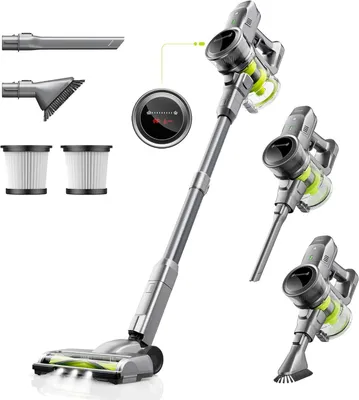 Produktbild von Kalado KCV01 Akku-Staubsauger 26KPa 250W kabellos 40Min Laufzeit silber/grau