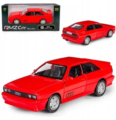 Productafbeelding van Model 1:35 RMZ Audi Quattro Coupe (1980-1991), rood