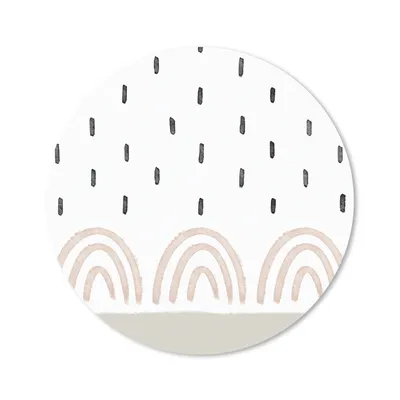 Produktbild von MuchoWow® Mauspad Mousepad Regenbogen - Pastell - Regen 20x20 cm - Mousepads - Maus Mat - Pad - Mausunterlage - Schreibtischmatte