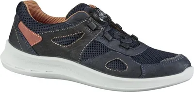 Produktbild von Jomos sportliche Herren Nubukleder Sneakers in nachtblau, Climafutter, herausnehmbares Fußbett