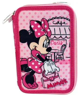 Obrázok produktu pre Kozmetická taštička/púzdro Disney Minnie Paris (trojité)