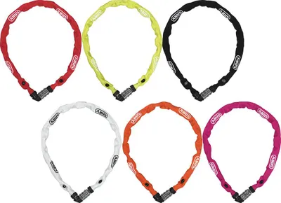 Obrázek produktu pro Řetězový zámek ABUS 1200 Web - Kombinovaný zámek s 3číselnou kombinací - Řetěz z tvrzené oceli - Lehký zámek na kolo s možností výběru barvy - Příslušenství na kolo - 60 cm - Zelená/lípa